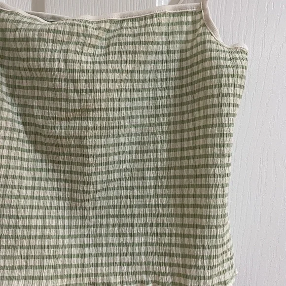 Green Checkered Women's Top - Picture 2 of 2